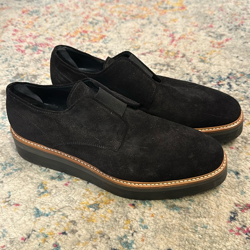 💟VINCE💟 ‘Davy’ suede platform loafers